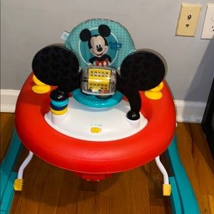 Mickey Mouse baby walker and play center